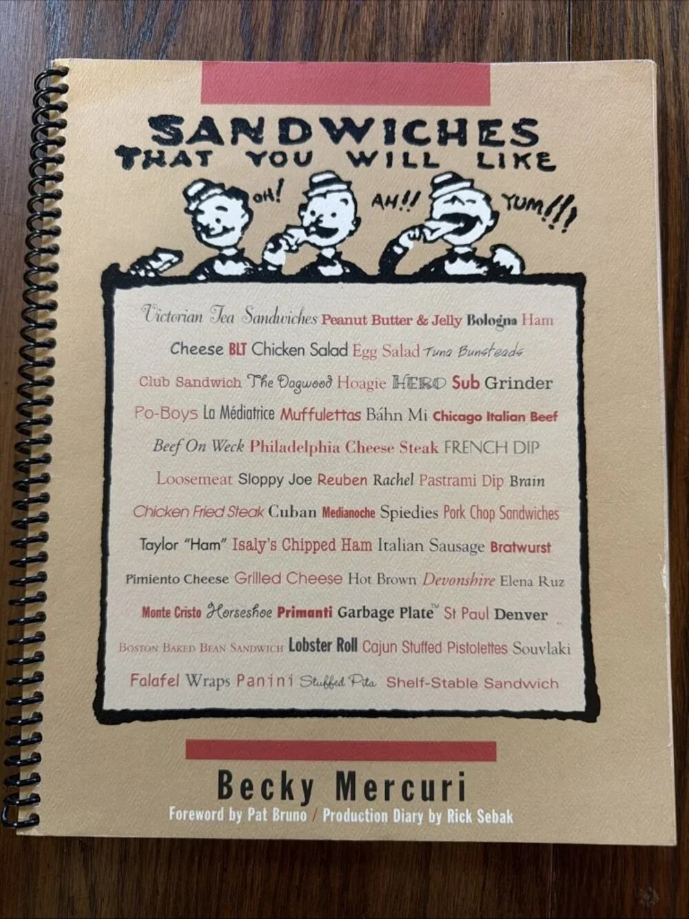 Sandwiches That You Will Like - spiral_bound Mercuir, Becky